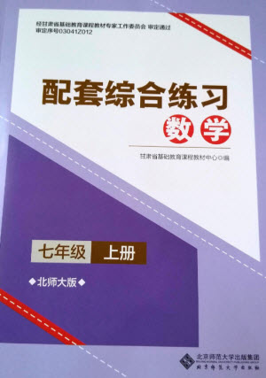 北京師范大學(xué)出版社2023年秋配套綜合練習(xí)七年級數(shù)學(xué)上冊北師大版參考答案