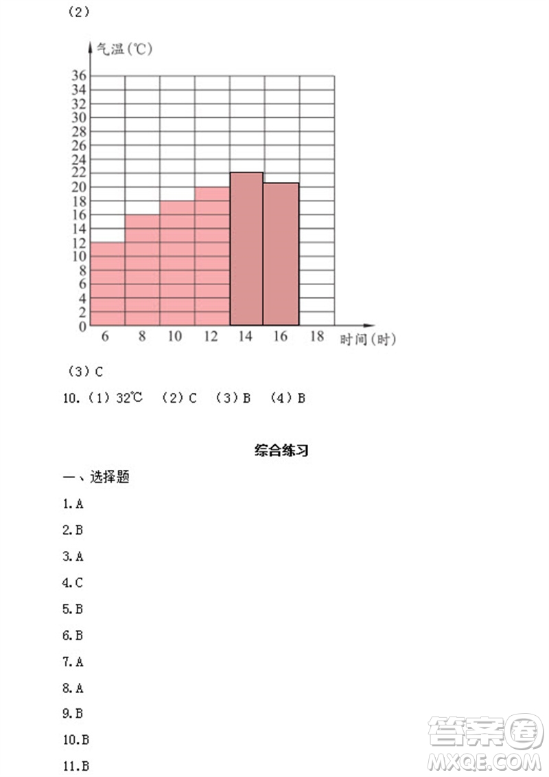 浙江教育出版社2023年秋科學(xué)作業(yè)本三年級上冊教科版參考答案