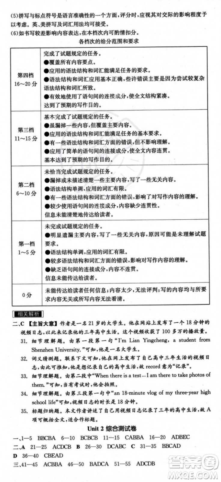 陽(yáng)光出版社2023年秋季全品作業(yè)本七年級(jí)英語(yǔ)上冊(cè)人教版河南專版答案