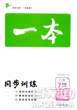 湖南教育出版社2023年秋一本同步訓(xùn)練七年級英語上冊外研版答案