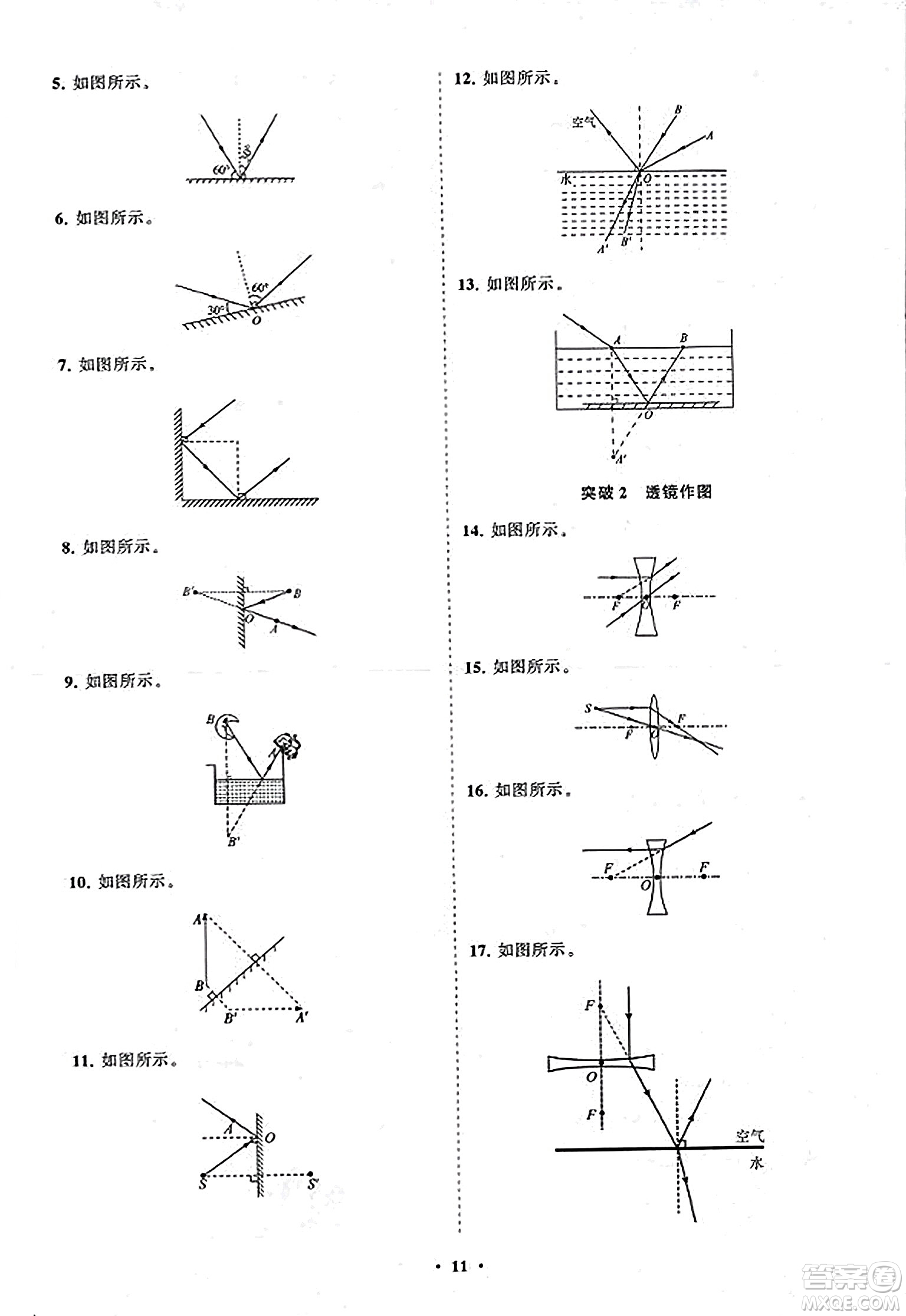 山東教育出版社2023年秋初中同步練習(xí)冊(cè)分層卷八年級(jí)物理上冊(cè)魯科版答案