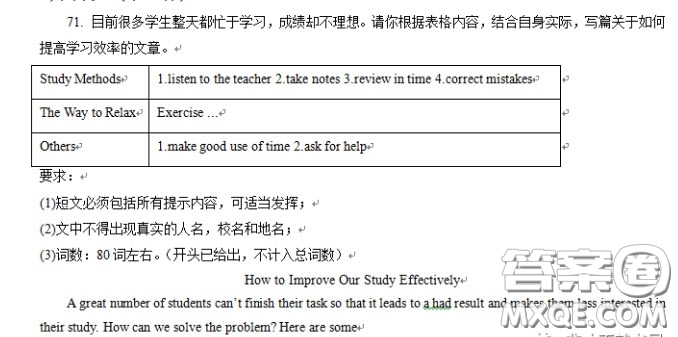 ?How to Improve Our Study Effectively英語作文