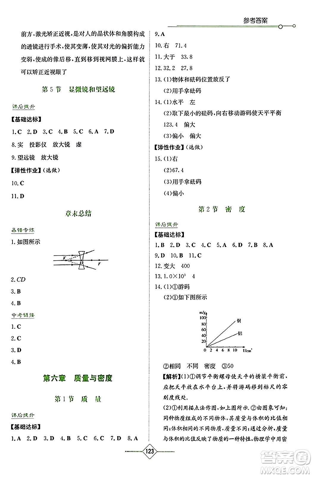 湖南教育出版社2023年秋學(xué)法大視野八年級(jí)物理上冊(cè)人教版答案