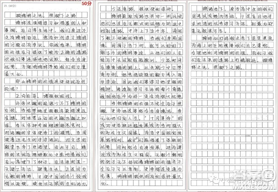 榜樣的價(jià)值材料作文800字 關(guān)于榜樣的價(jià)值的材料作文800字