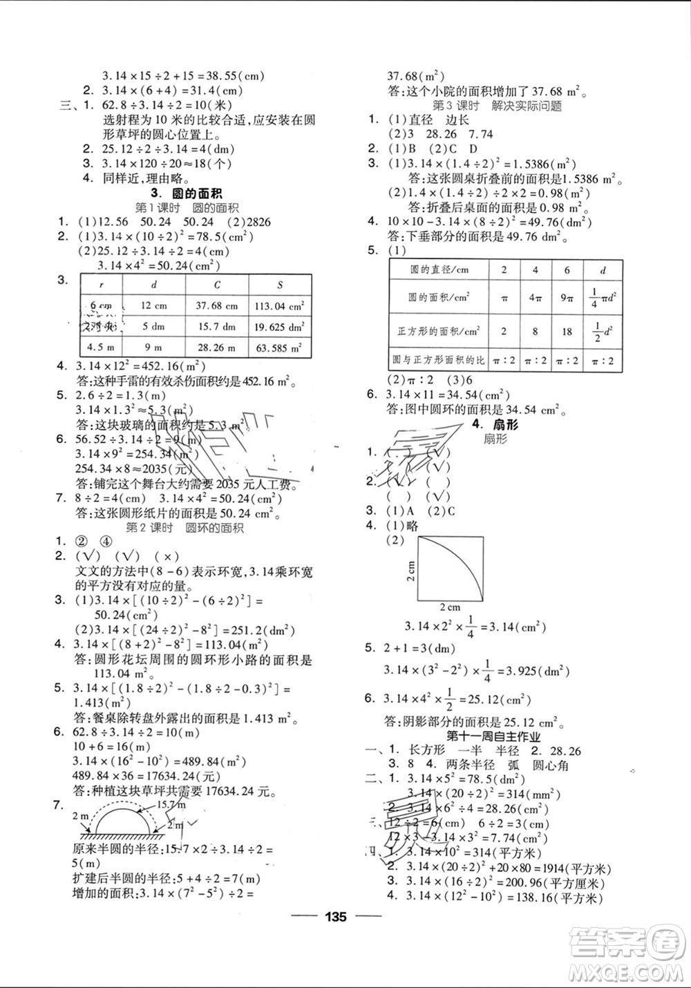 山東科學(xué)技術(shù)出版社2023年秋新思維伴你學(xué)達(dá)標(biāo)測試卷六年級數(shù)學(xué)上冊人教版參考答案