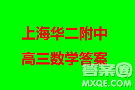 2024屆上海華二附中高三上學期11月期中考試數(shù)學參考答案