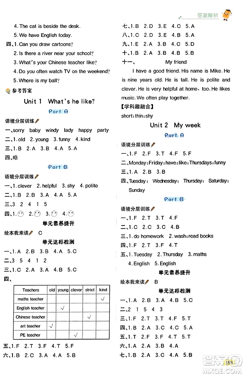 遼寧少年兒童出版社2023年秋世紀金榜金榜大講堂全彩筆記五年級英語上冊通用版三起點答案