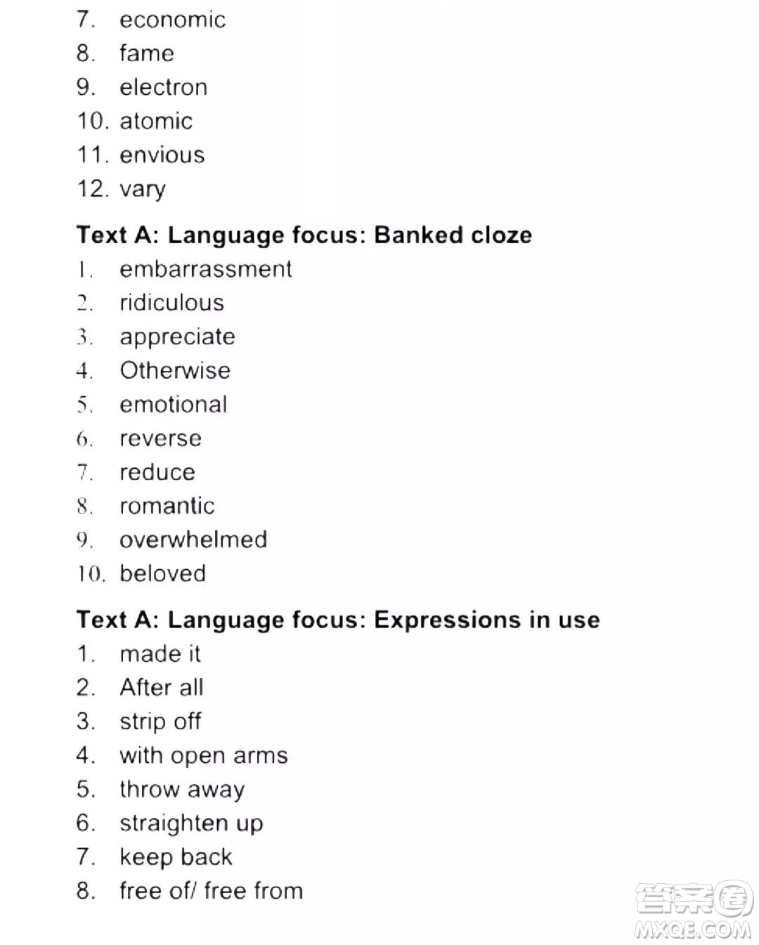 外語(yǔ)教學(xué)與研究出版社新視野大學(xué)英語(yǔ)讀寫(xiě)教程1第三版U校園答案