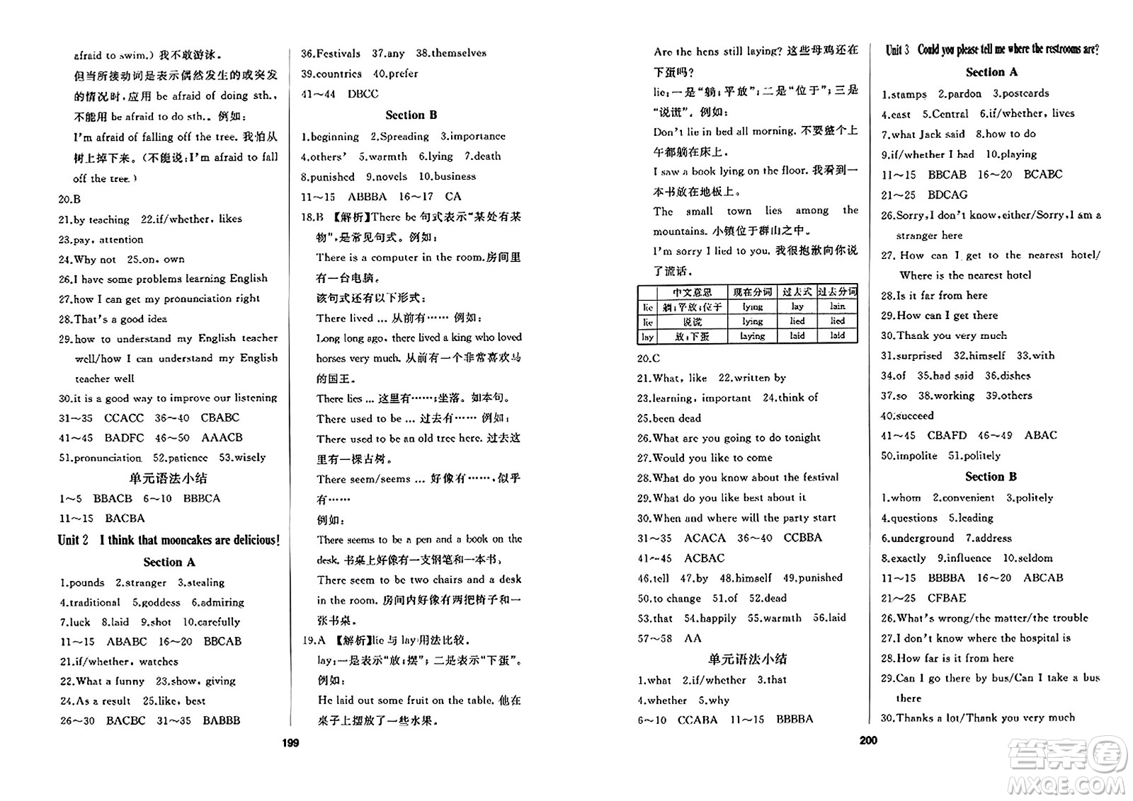 延邊人民出版社2023年秋試題優(yōu)化課堂同步九年級英語上冊人教版答案