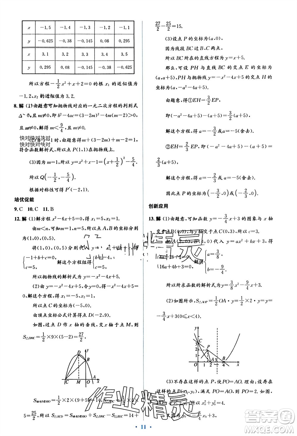 人民教育出版社2023年秋人教金學(xué)典同步解析與測評學(xué)考練九年級數(shù)學(xué)上冊人教版參考答案