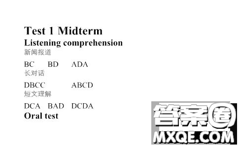 外語(yǔ)教學(xué)與研究出版社大學(xué)英語(yǔ)聽(tīng)說(shuō)教程4答案