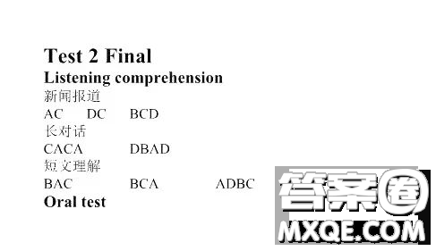 外語(yǔ)教學(xué)與研究出版社大學(xué)英語(yǔ)聽(tīng)說(shuō)教程4答案