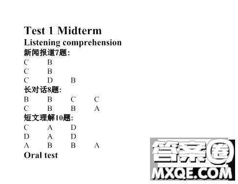 外語教學與研究出版社2023大學英語聽說教程3答案