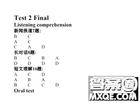 外語教學與研究出版社2023大學英語聽說教程3答案