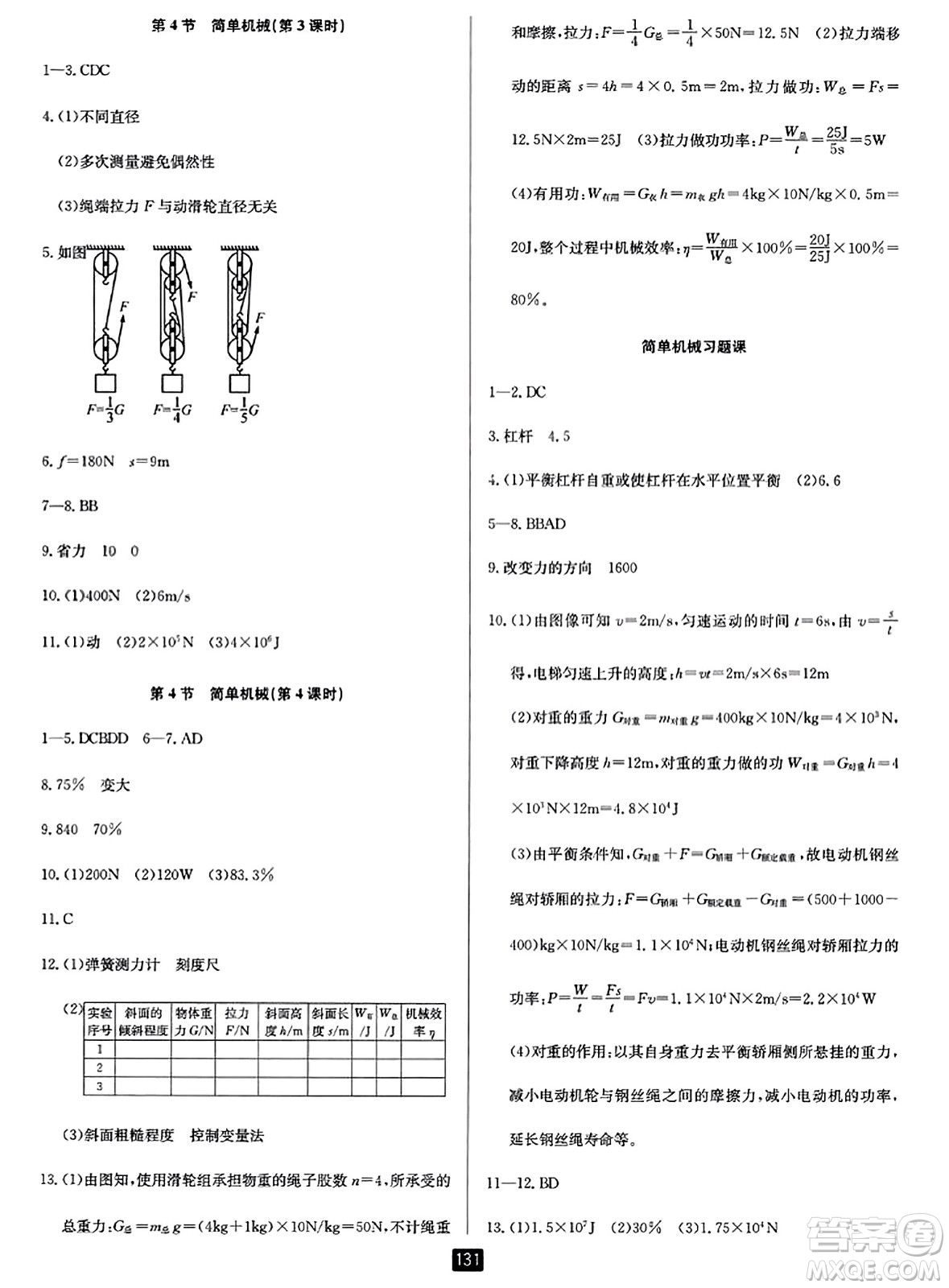 延邊人民出版社2023年秋勵(lì)耘書(shū)業(yè)勵(lì)耘新同步九年級(jí)科學(xué)全一冊(cè)浙教版答案