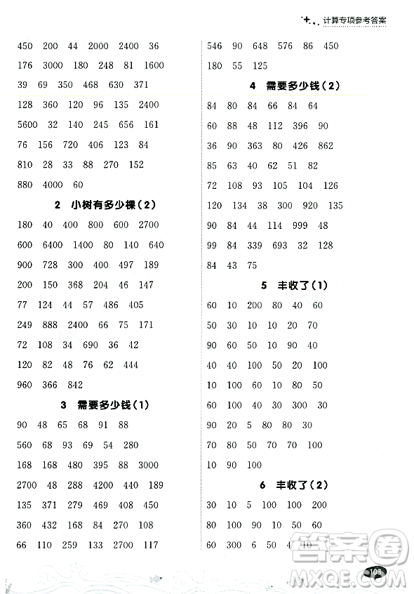 大連出版社2023年秋點(diǎn)石成金金牌每課通三年級(jí)數(shù)學(xué)上冊(cè)北師大版答案