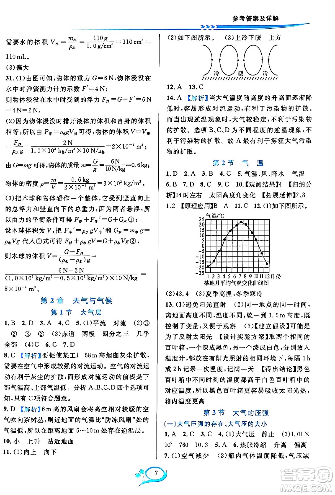 浙江教育出版社2023年秋全優(yōu)方案夯實(shí)與提高八年級(jí)科學(xué)上冊(cè)浙教版答案