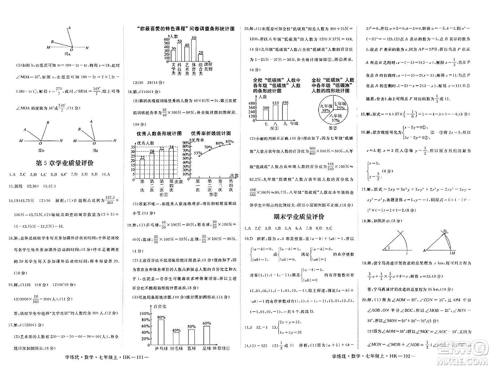 寧夏人民教育出版社2023年秋學(xué)練優(yōu)七年級(jí)數(shù)學(xué)上冊(cè)滬科版答案