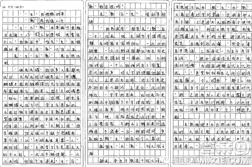 書必先生而后熟亦必先熟而后生材料作文800字 關(guān)于書必先生而后熟亦必先熟而后生的材料作文800字