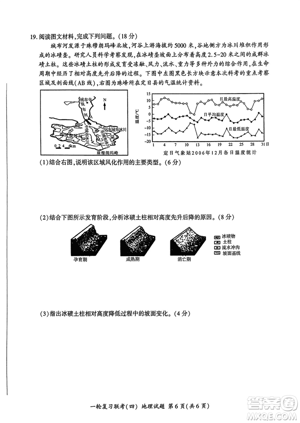 百師聯(lián)盟2024屆高三上學(xué)期一輪復(fù)習(xí)聯(lián)考四江西卷地理參考答案