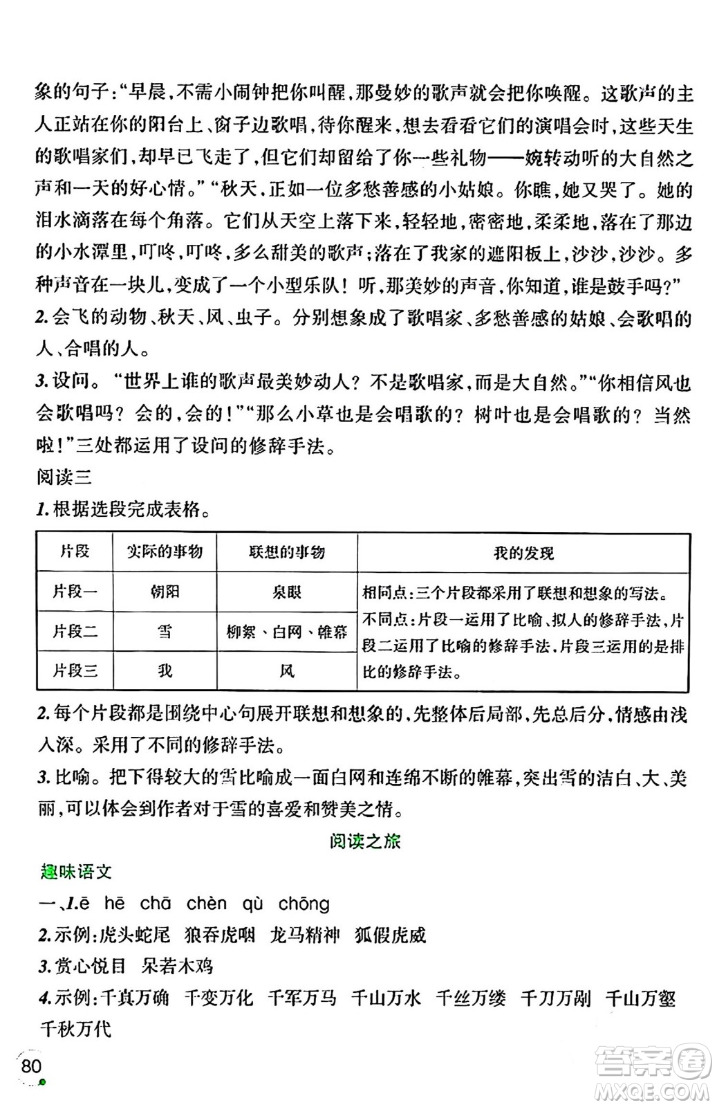 遼寧師范大學(xué)出版社2024寒假樂(lè)園六年級(jí)語(yǔ)文通用版答案