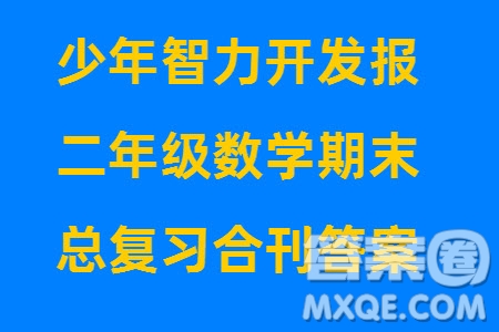 2023年秋少年智力開發(fā)報二年級數(shù)學(xué)上冊人教版期末總復(fù)習(xí)合刊參考答案