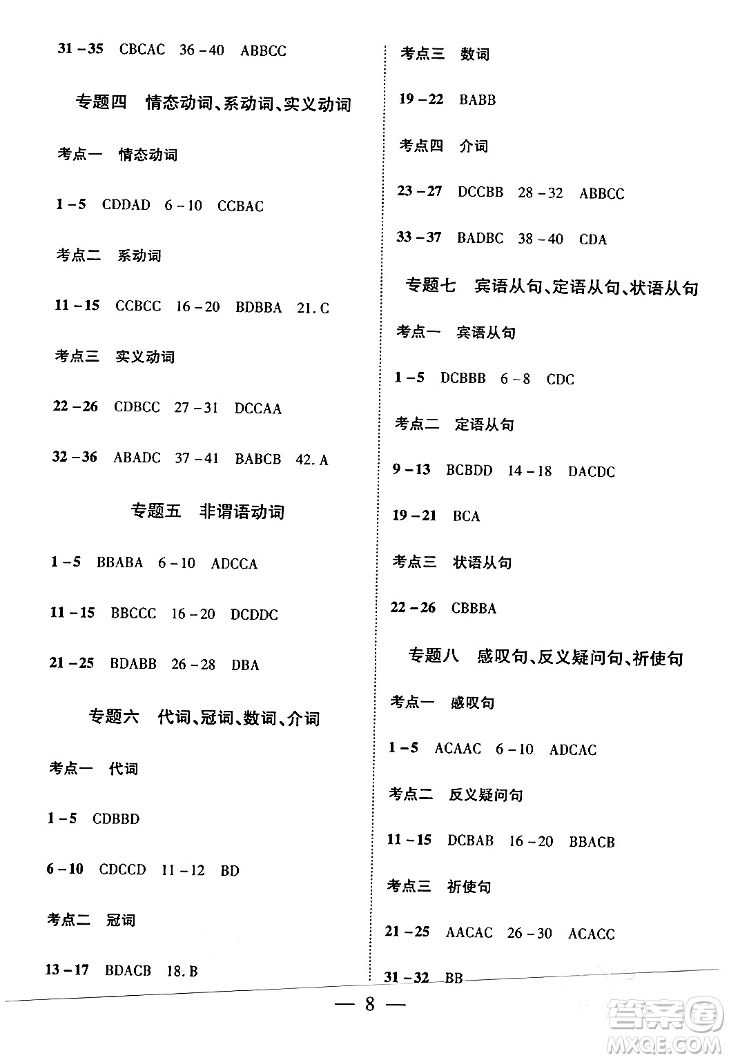 安徽大學(xué)出版社2024假期總動(dòng)員寒假必刷題九年級(jí)英語(yǔ)課標(biāo)版答案