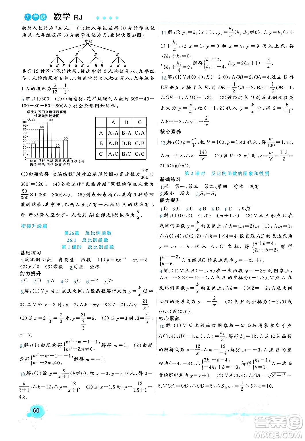 合肥工業(yè)大學出版社2024寒假總動員九年級數(shù)學人教版答案