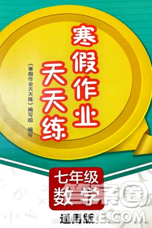 文心出版社2024寒假作業(yè)天天練七年級數(shù)學通用版參考答案