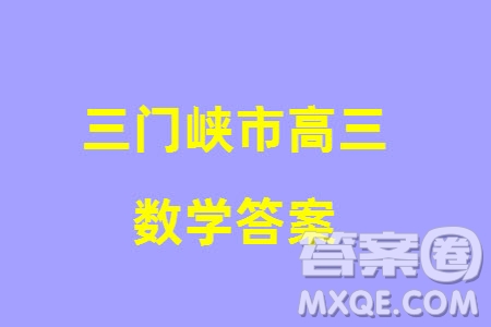 三門峽市2023-2024學(xué)年高三上學(xué)期1月份第一次大練習(xí)數(shù)學(xué)參考答案