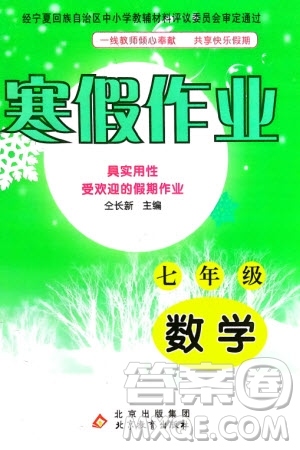 北京教育出版社2024寒假作業(yè)七年級數(shù)學(xué)通用版參考答案