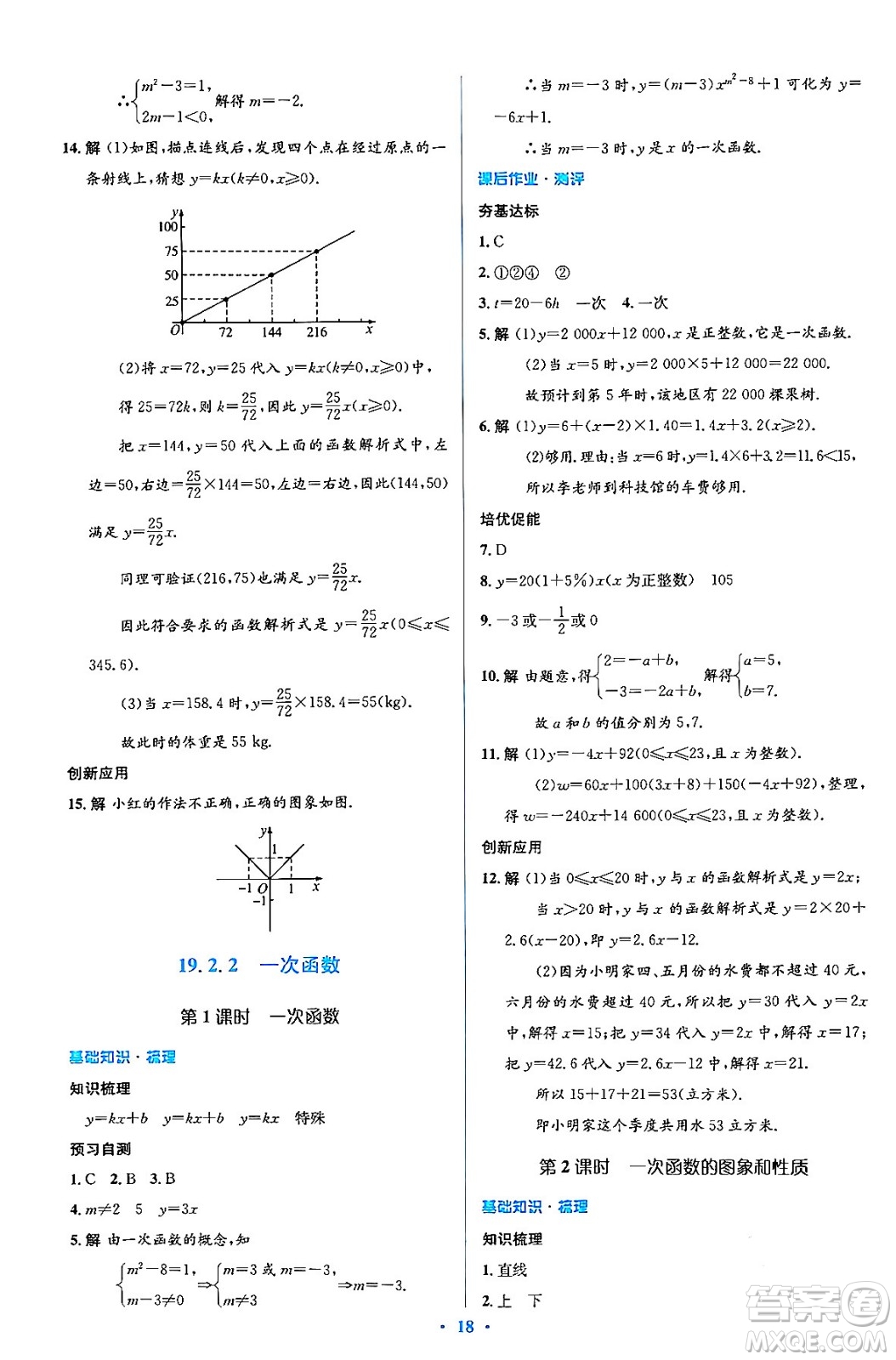 人民教育出版社2024年春人教金學(xué)典同步解析與測評學(xué)考練八年級數(shù)學(xué)下冊人教版答案