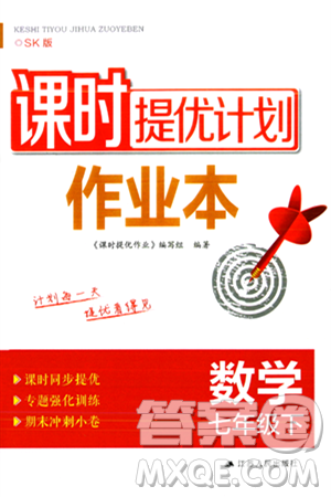 江蘇人民出版社2024年春課時提優(yōu)計劃作業(yè)本七年級數(shù)學(xué)下冊蘇科版答案