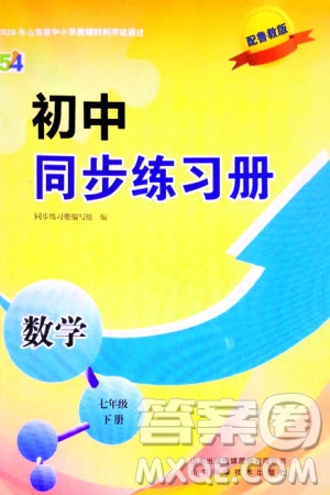 山東科學(xué)技術(shù)出版社2024年春初中同步練習(xí)冊(cè)分層卷七年級(jí)數(shù)學(xué)下冊(cè)五四學(xué)制魯教版參考答案