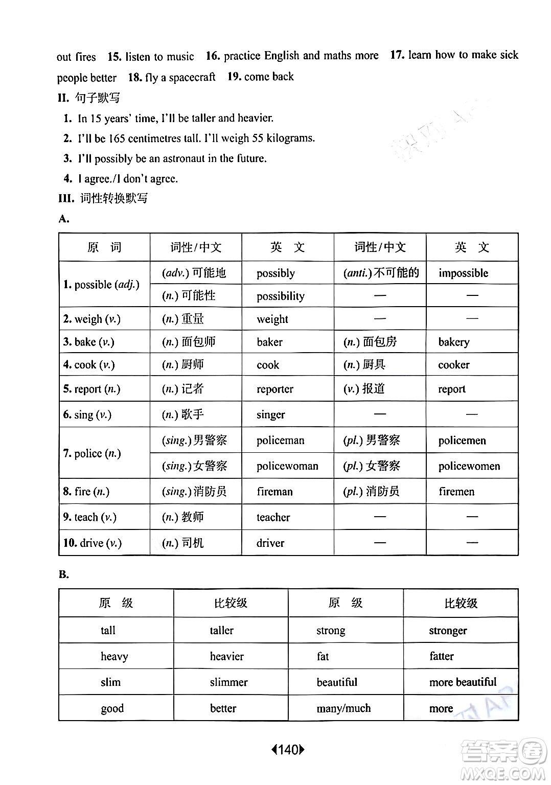 華東師范大學(xué)出版社2024年春華東師大版一課一練六年級英語下冊牛津版增強版上海專版答案