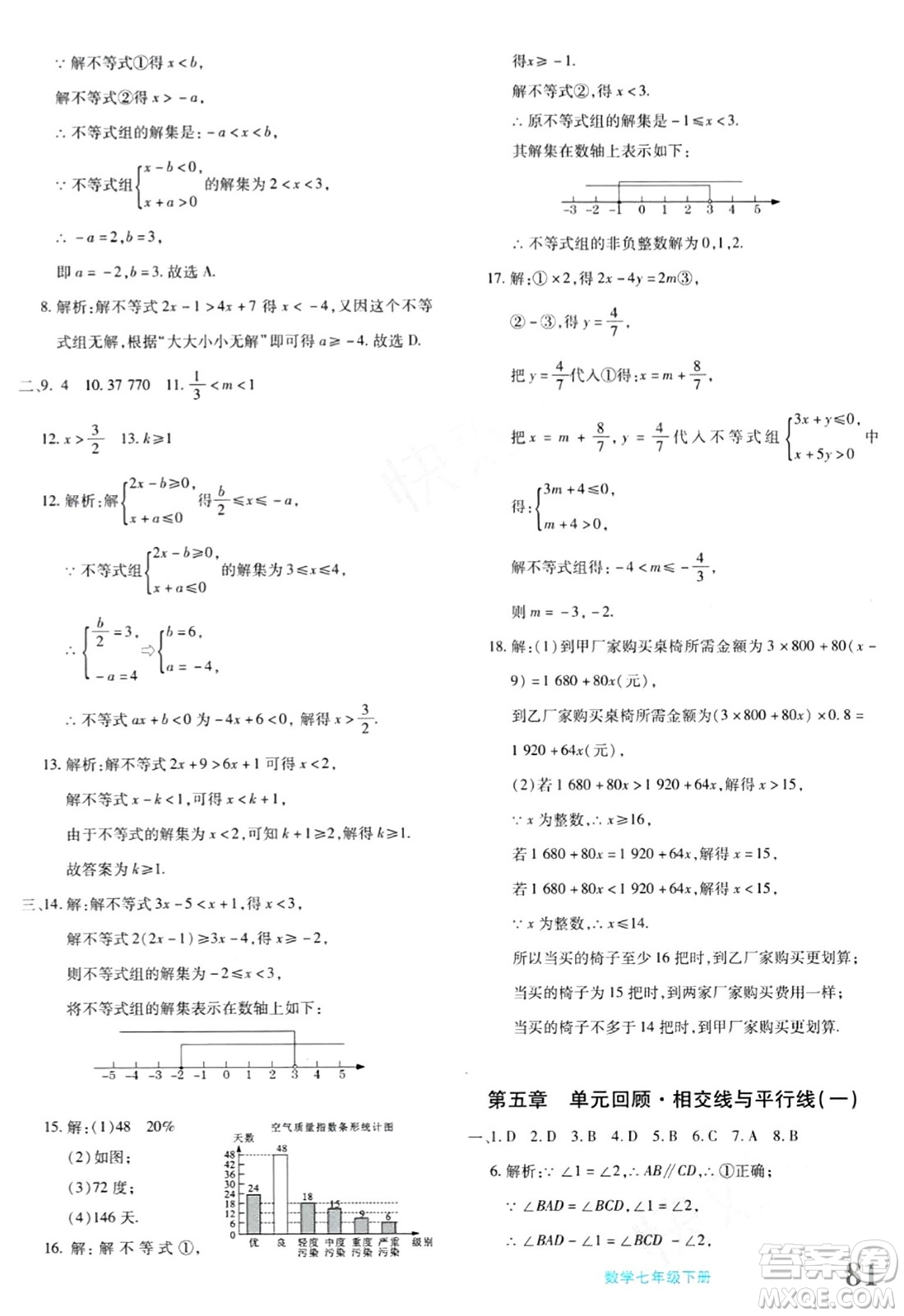 新疆青少年出版社2024年春優(yōu)學(xué)1+1評價(jià)與測試七年級數(shù)學(xué)下冊通用版答案