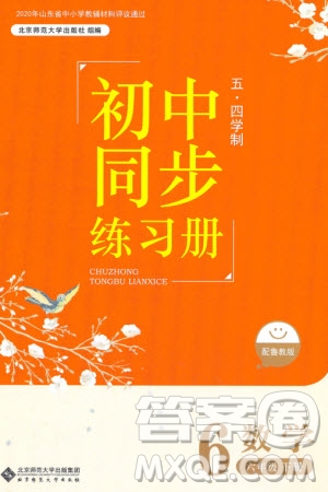 北京師范大學(xué)出版社2024年春初中同步練習(xí)冊(cè)六年級(jí)數(shù)學(xué)下冊(cè)五四制魯教版參考答案