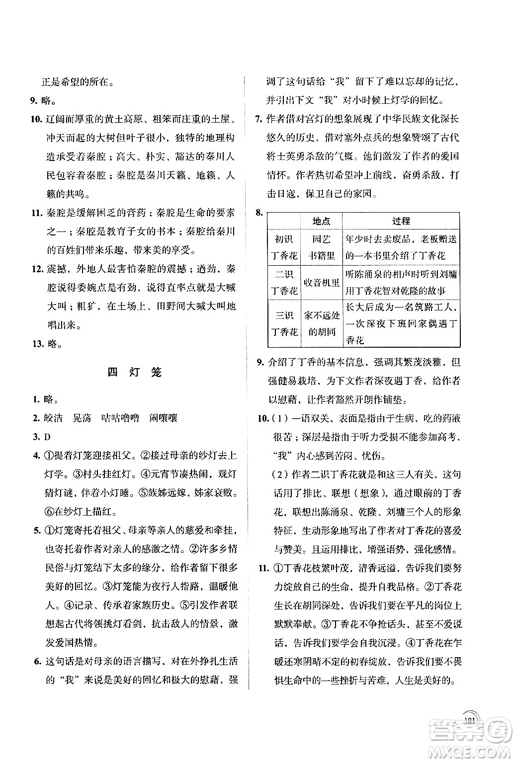 江蘇鳳凰教育出版社2024年春學習與評價八年級語文下冊蘇教版答案