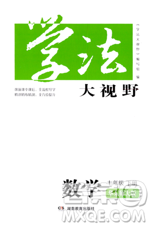 湖南教育出版社2024年春學(xué)法大視野七年級數(shù)學(xué)下冊華東師大版答案