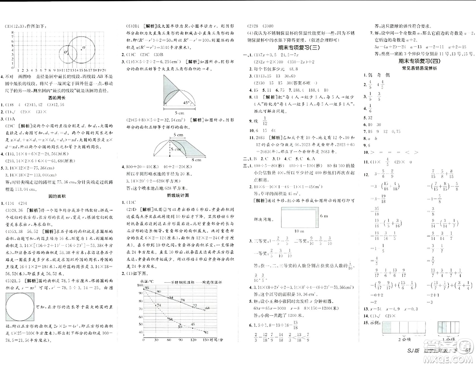 新疆青少年出版社2024年春海淀單元測(cè)試AB卷五年級(jí)數(shù)學(xué)下冊(cè)蘇教版答案