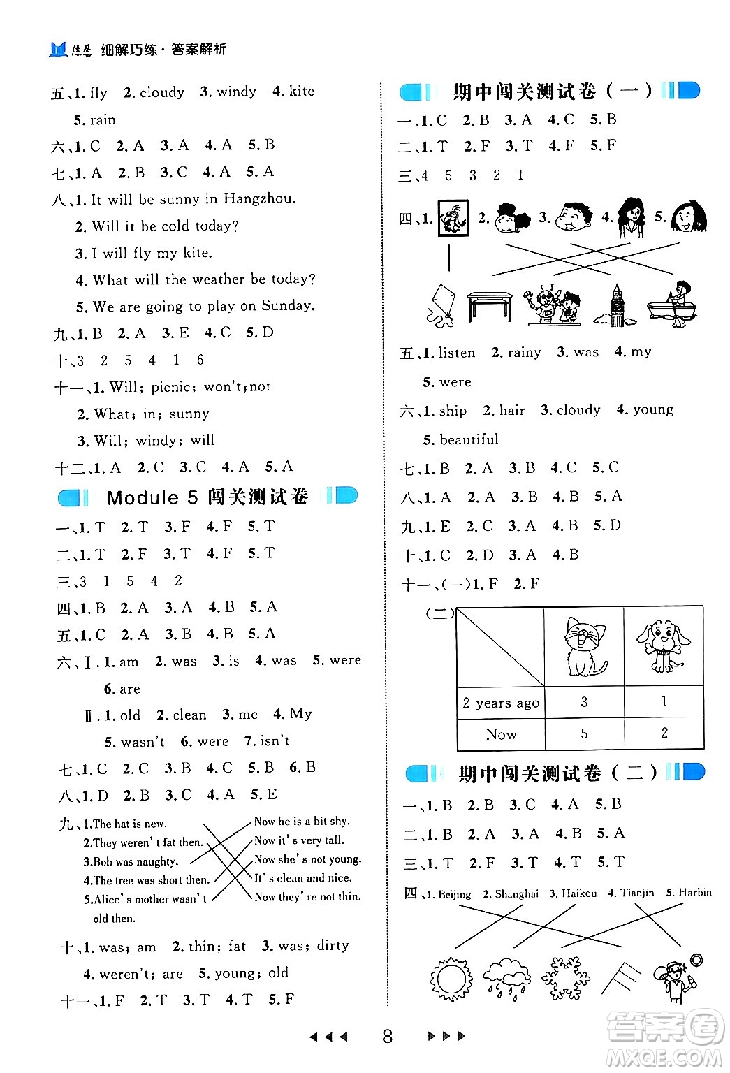 延邊大學(xué)出版社2024年春細(xì)解巧練四年級(jí)英語下冊(cè)外研版答案