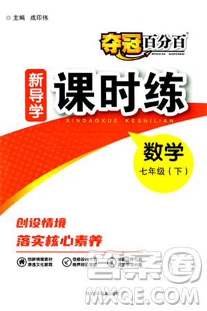 河北少年兒童出版社2024年春奪冠百分百新導(dǎo)學(xué)課時練七年級數(shù)學(xué)下冊人教版答案