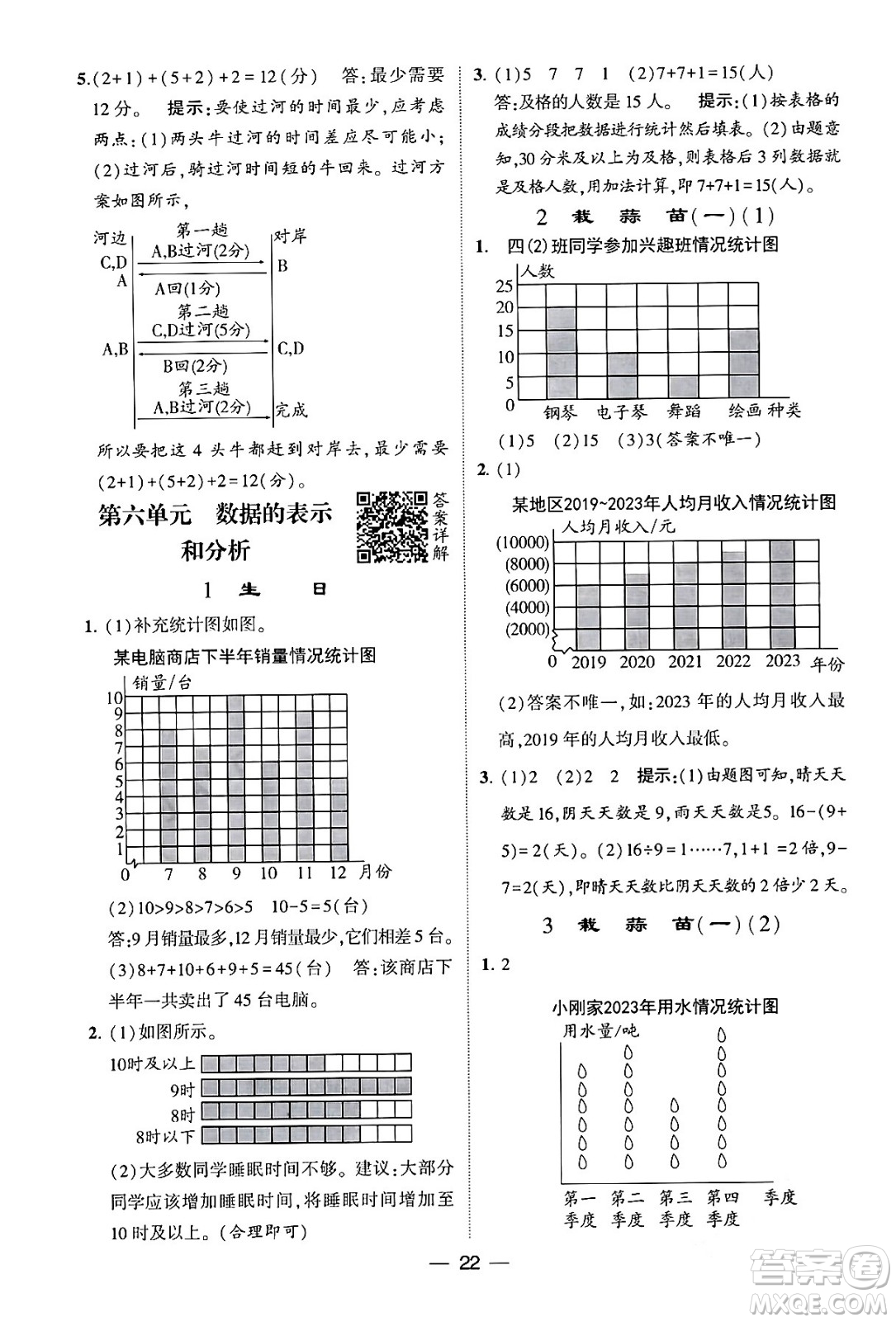 河海大學出版社2024年春經(jīng)綸學霸4星學霸提高班四年級數(shù)學下冊北師大版答案