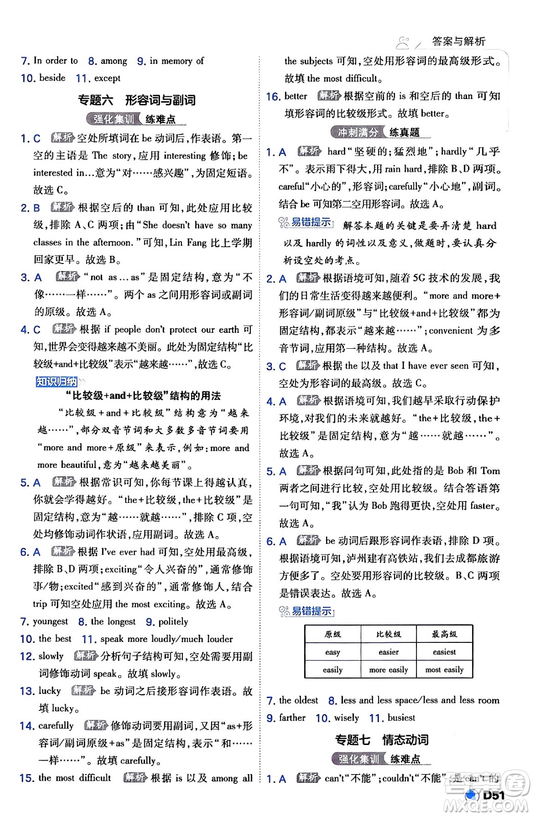 開(kāi)明出版社2024年春少年班九年級(jí)英語(yǔ)下冊(cè)外研版答案