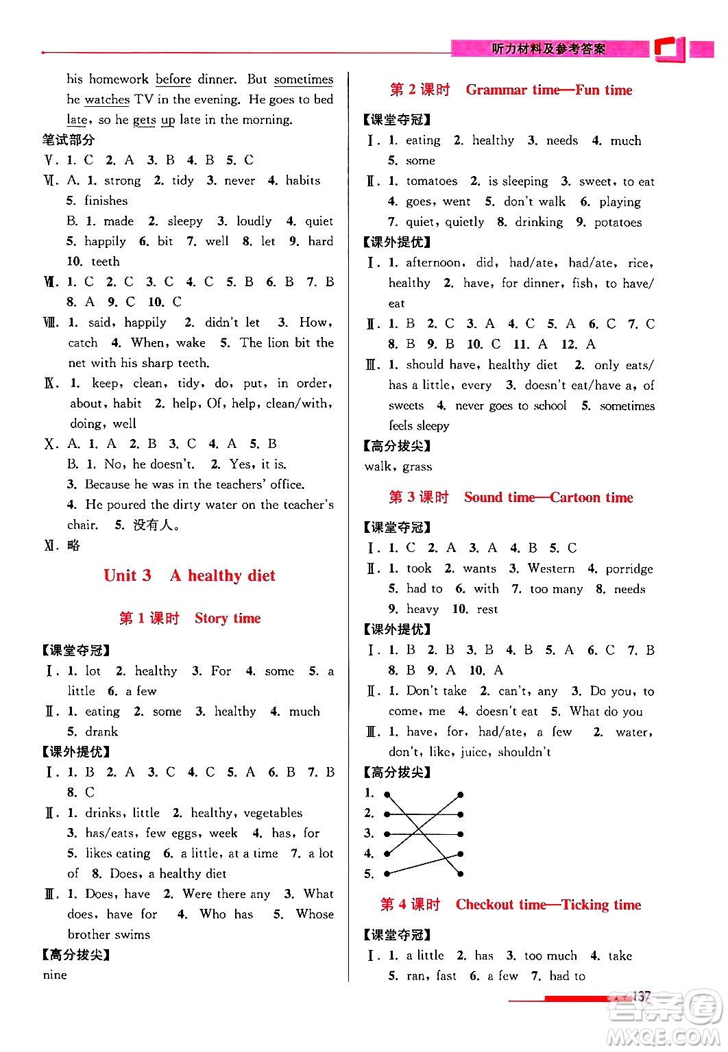 江蘇鳳凰美術(shù)出版社2024年春超能學(xué)典高分拔尖提優(yōu)訓(xùn)練六年級英語下冊江蘇版答案