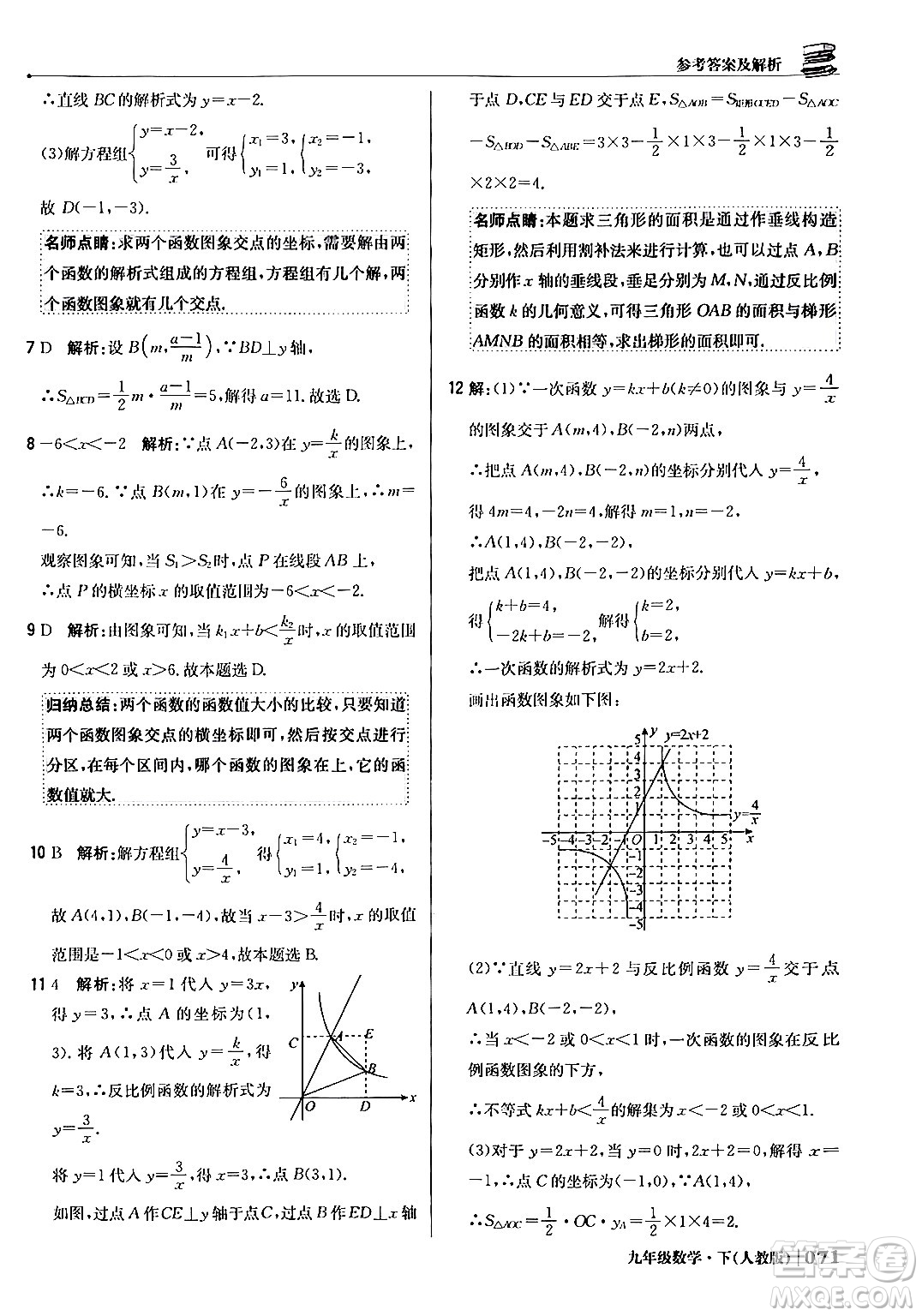 北京教育出版社2024年春1+1輕巧奪冠優(yōu)化訓練九年級數(shù)學下冊人教版答案