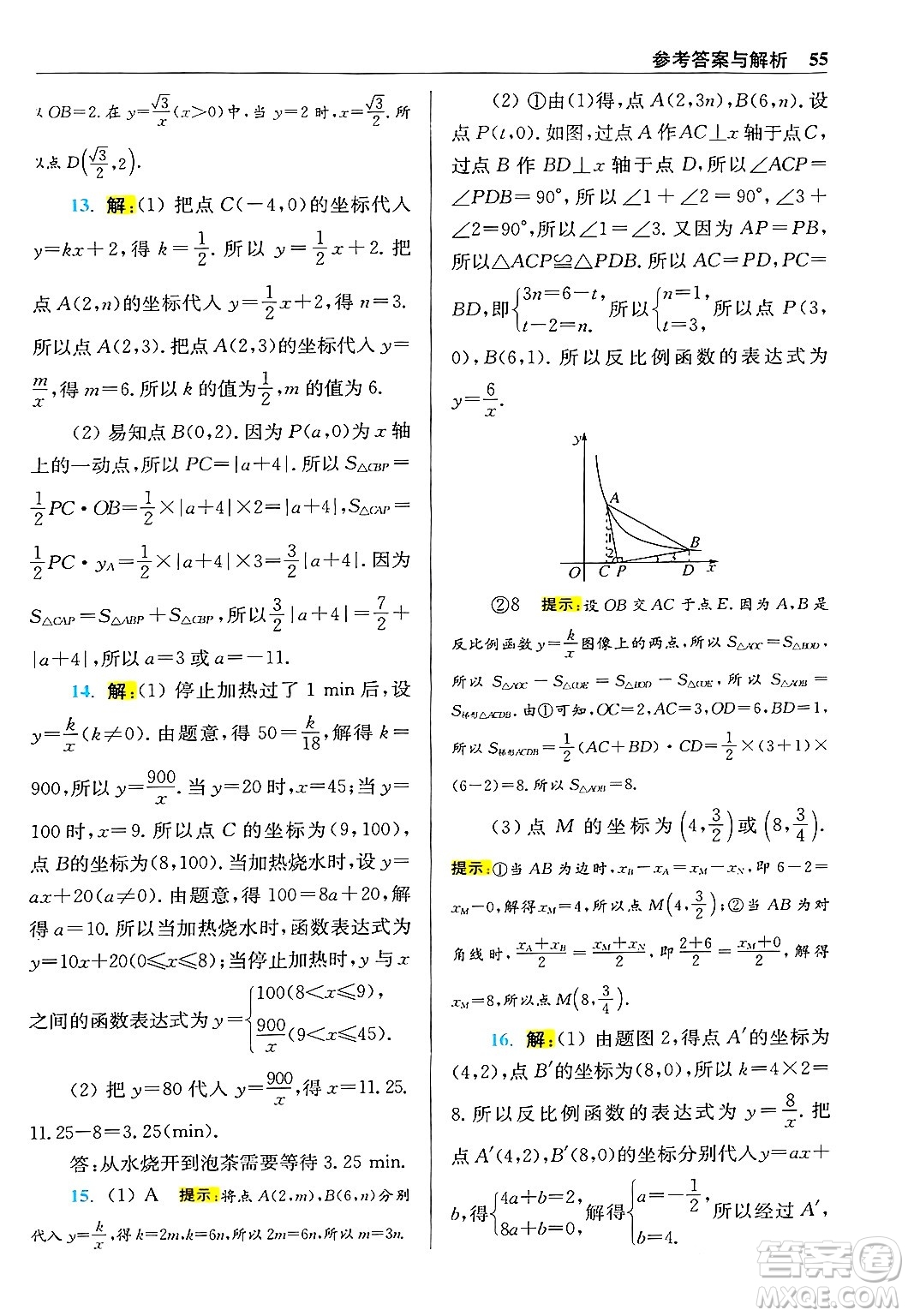 江蘇鳳凰科學技術出版社2024年春初中數(shù)學小題狂做提優(yōu)版八年級數(shù)學下冊蘇科版答案