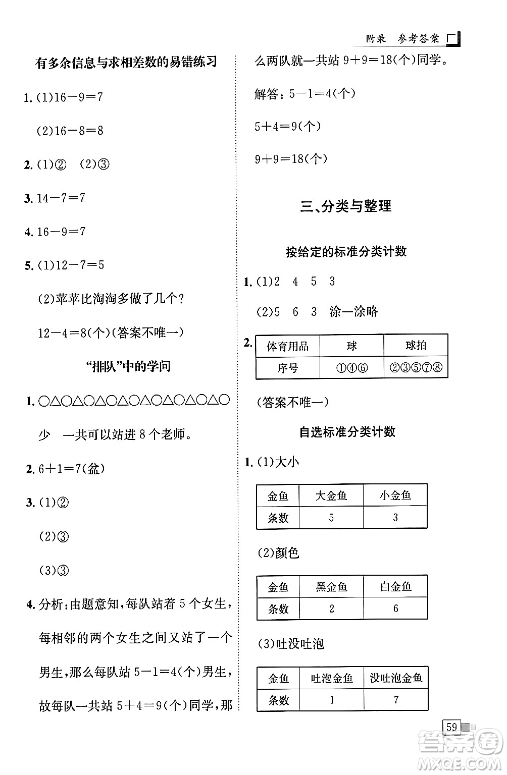 龍門書局2024年春黃岡小狀元解決問題天天練一年級數學下冊人教版答案