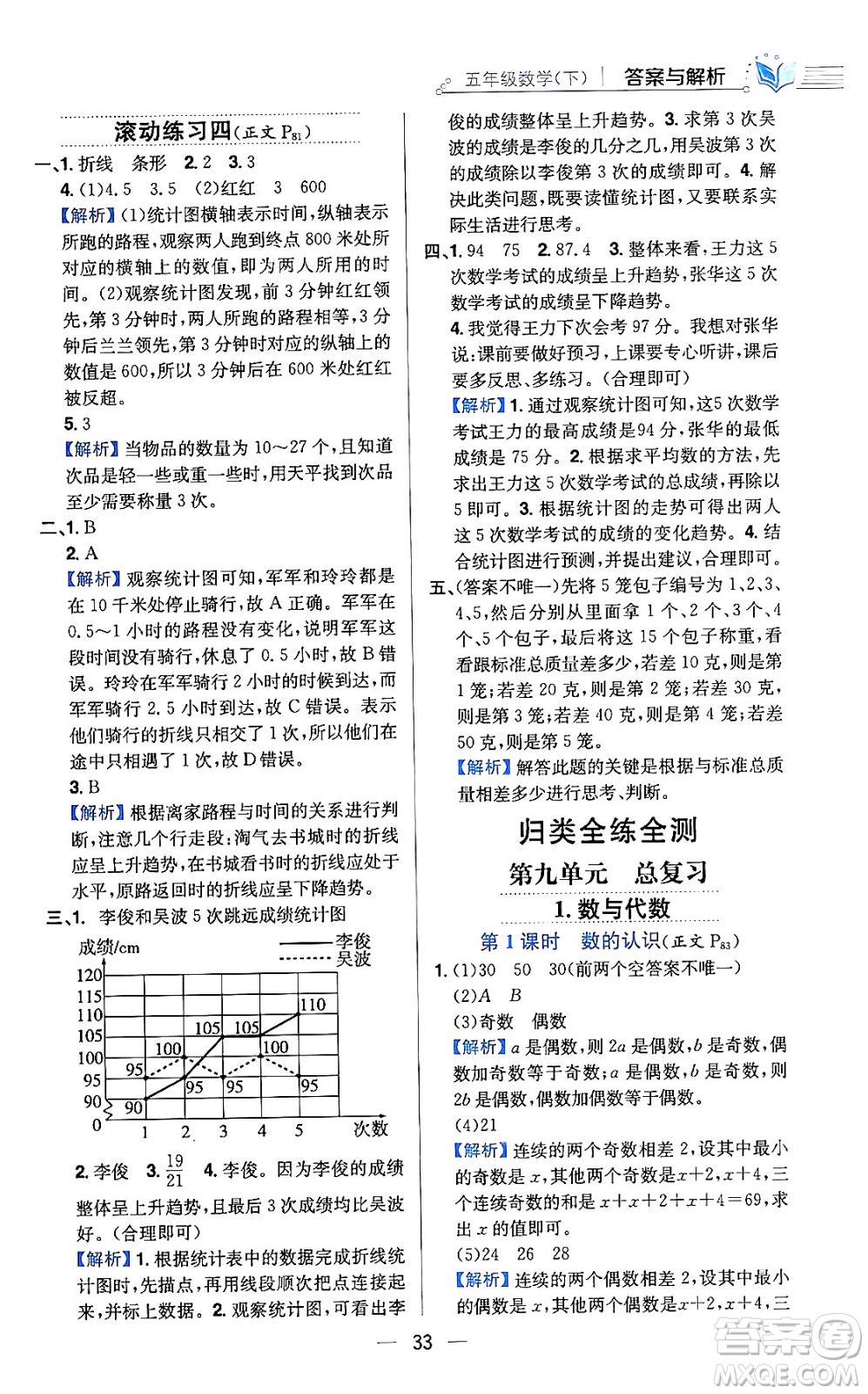 陜西人民教育出版社2024年春小學教材全練六年級數(shù)學下冊人教版答案