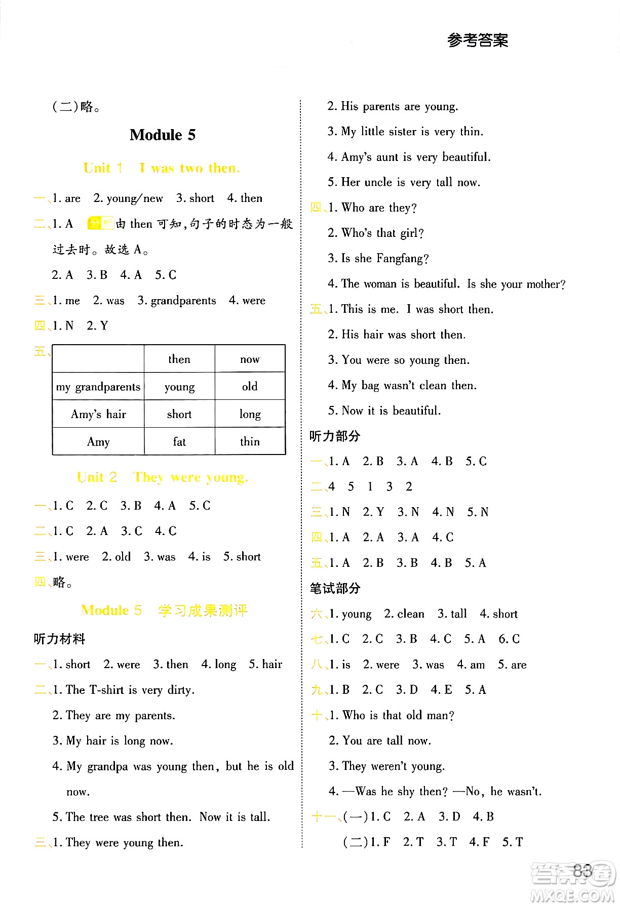 陜西師范大學出版總社有限公司2024年春黃岡同步練一日一練四年級英語下冊外研版三起點答案